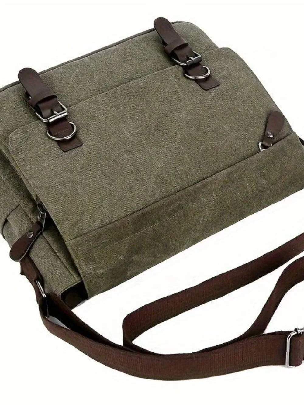 Vintage Canvas Backpack Large Capacity Shoulder Crossbody Travel Bag